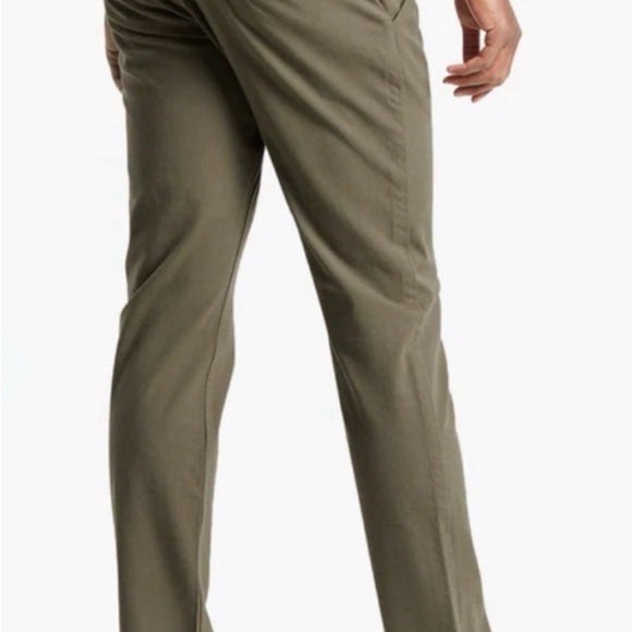 Mugsy Olives Pants Chino Cotton Twill Casual Classic Streetwear Travel Green 42 - Picture 2 of 14